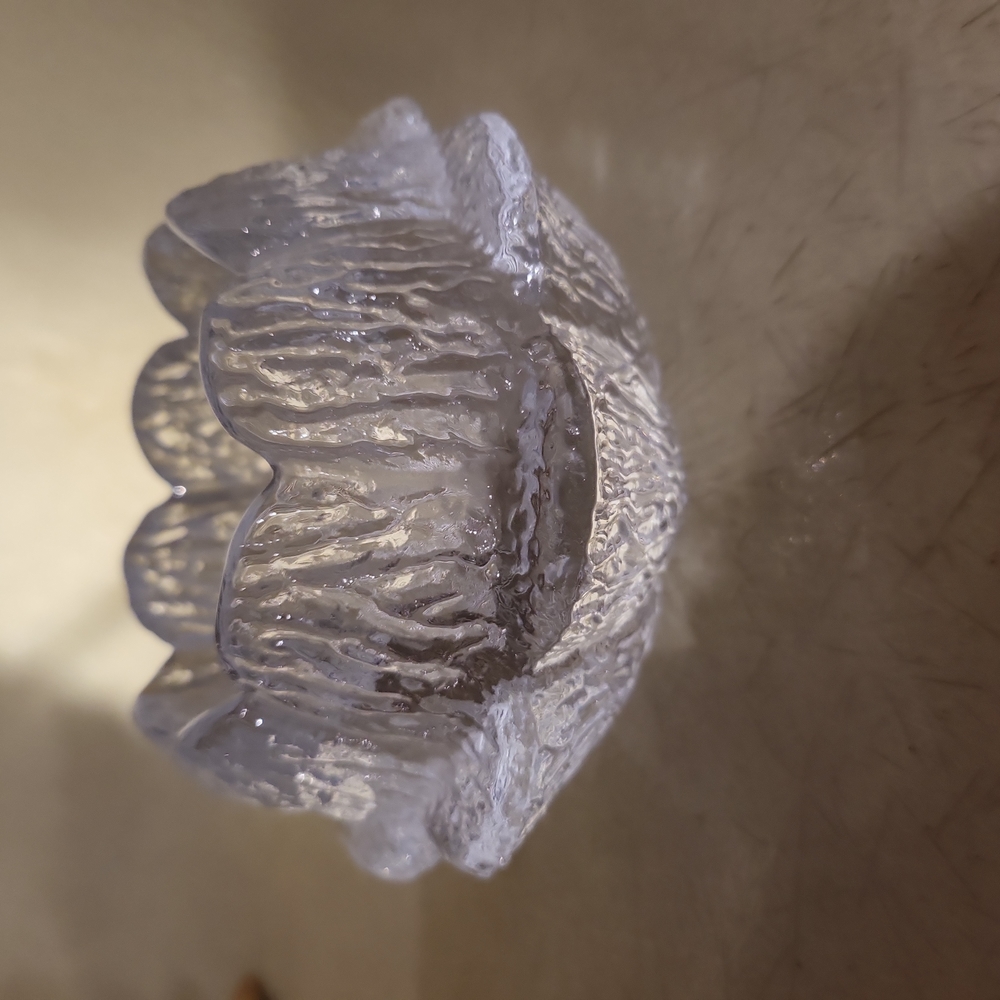 Holmegaard Akande Water Lily Motif Candle Holder Design Sidse Werner Swe… - Picture 3 of 8